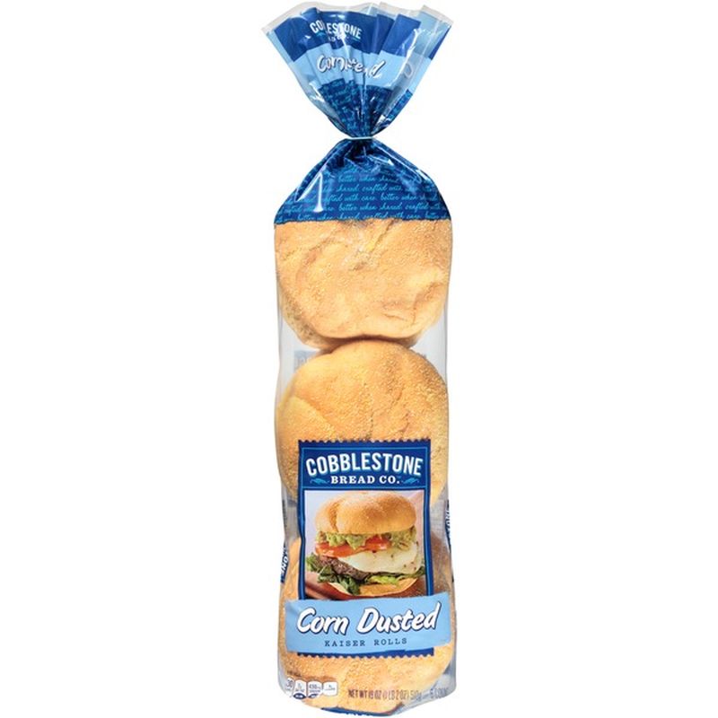 Cobblestone Mill Corn Dusted Kaiser Rolls (18 oz) Instacart