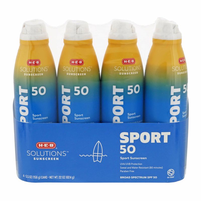 H-E-B SPF 50 Sports Sunscreen Spray