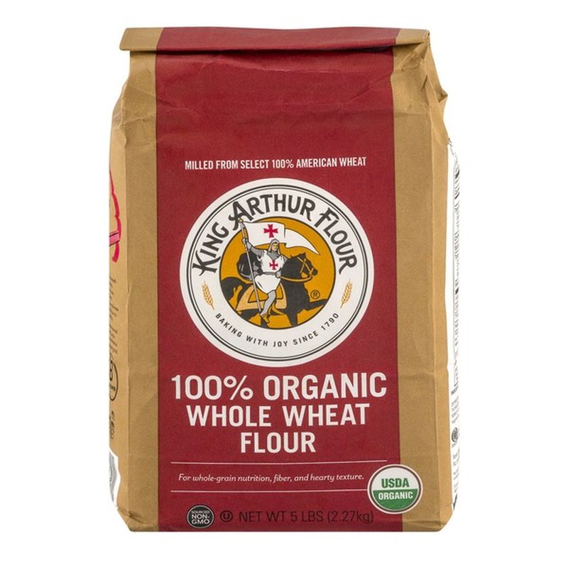 King Arthur Baking Whole Wheat Flour, 100% Whole Grain (5 lb) - Instacart