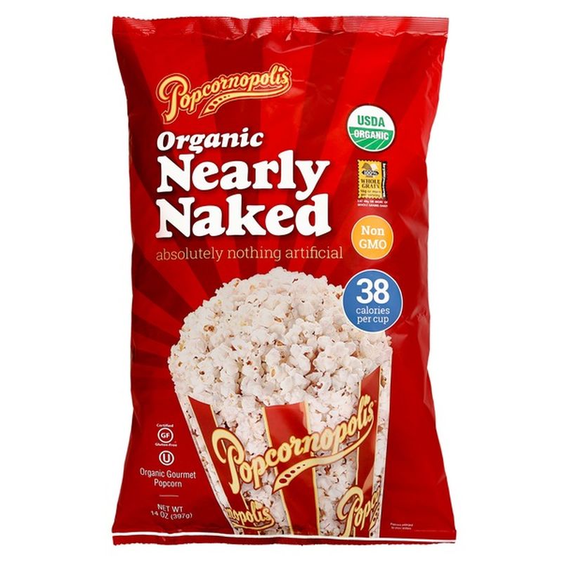 Amazon.com: Popcornopolis Nearly Naked Popcorn 0.55 oz, 40 