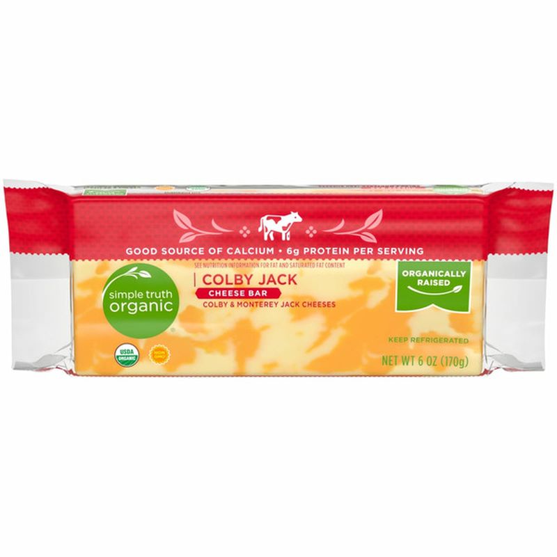 Simple Truth Organic Colby Jack Colby & Monterey Jack Cheese Bar