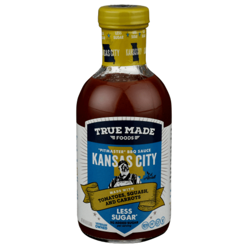 True Made Foods BBQ Sauce, Pitmaster, Kansas City (17.5 oz) Instacart