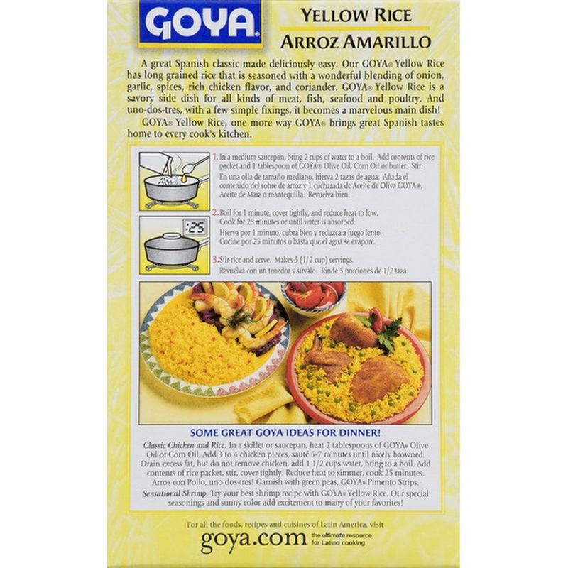 Goya Spanish Style Yellow Rice (7 oz) from Cub - Instacart