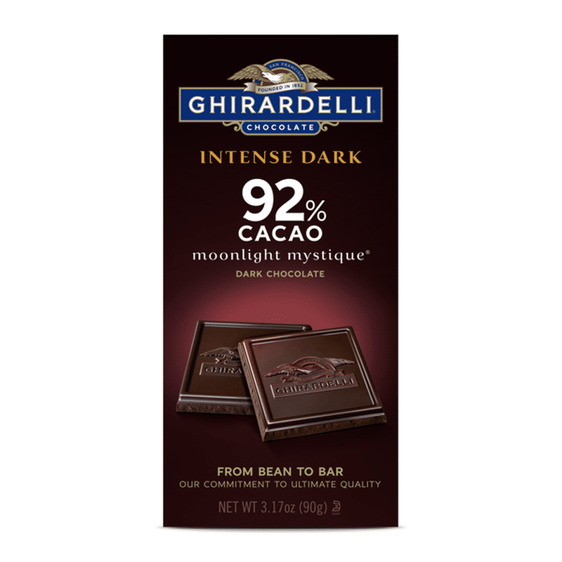 Ghirardelli Chocolate Intense Dark Chocolate Bar 92 Cacao Dark Chocolate With Fruit Forward 5680