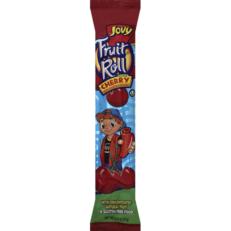 Jovy Fruit Roll, Cherry Flavor (0.75 oz) - Instacart