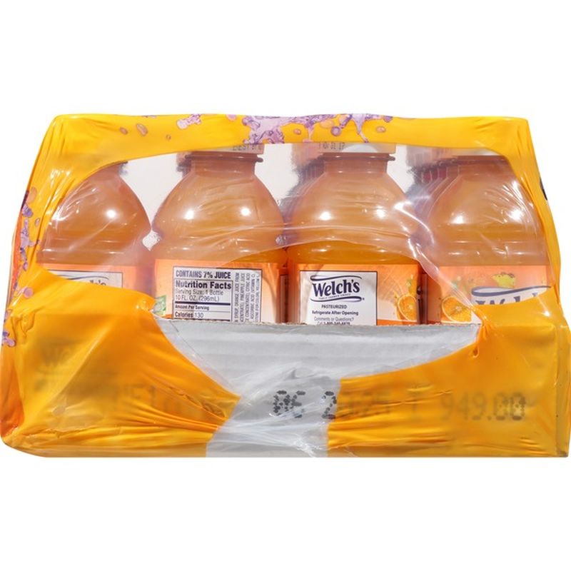 Welchs Orange Pineapple/Grape/Fruit Punch Juice Drink (10 