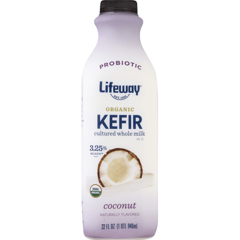 Lifeway Whole Milk Coconut & Cream Kefir (32 fl oz) Instacart