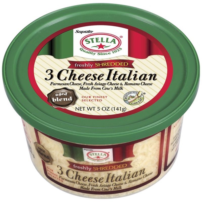 Stella Italian 3 Cheese Blend Shredded Cheese 5 Oz Instacart 