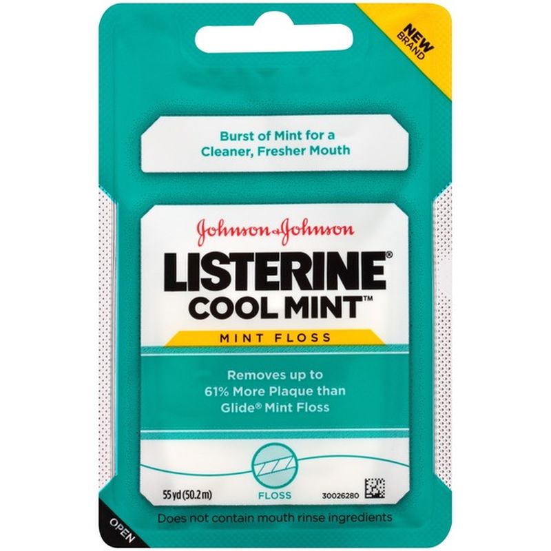 Johnson & Johnson Reach Cool Mint Interdental Floss (55 ct) from ...