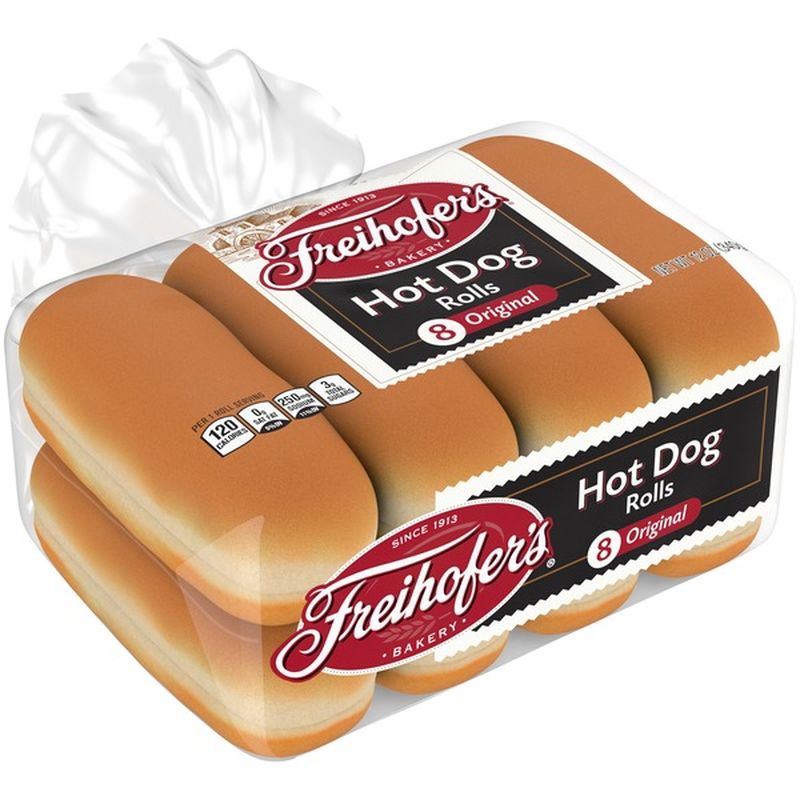 Freihofer's Hot Dog Rolls (1.5 oz) - Instacart