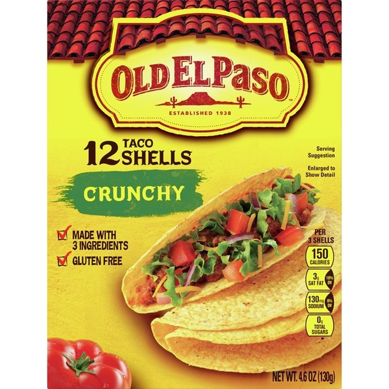 Old El Paso Taco Shells Crunchy 12 Each From Publix Instacart 0067