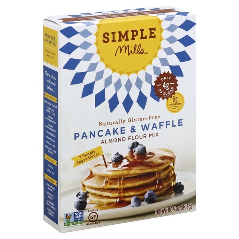 Simple Mills Pancake & Waffle Almond Flour Baking Mix (10.7 oz) from