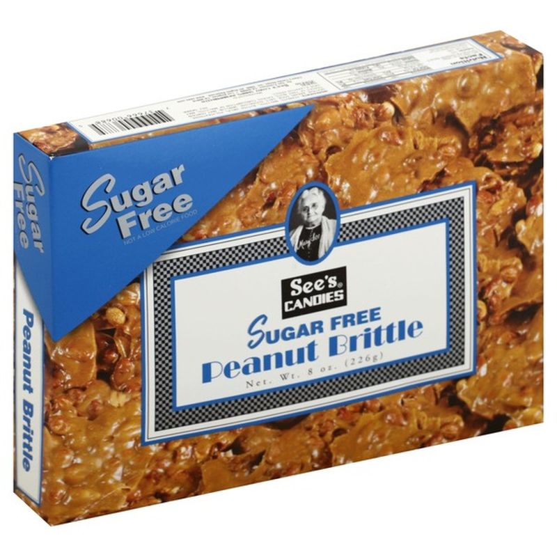 Sees Peanut Brittle Sugar Free 8 Oz Instacart