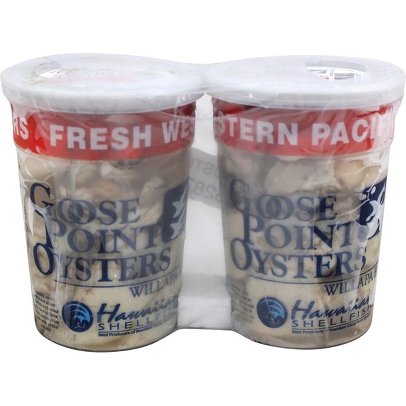 Goose Point Oysters Small Pacific Oysters (16 oz) from ...