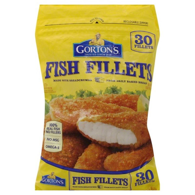 Gorton's Fish Fillets, Breaded (30 each) Instacart