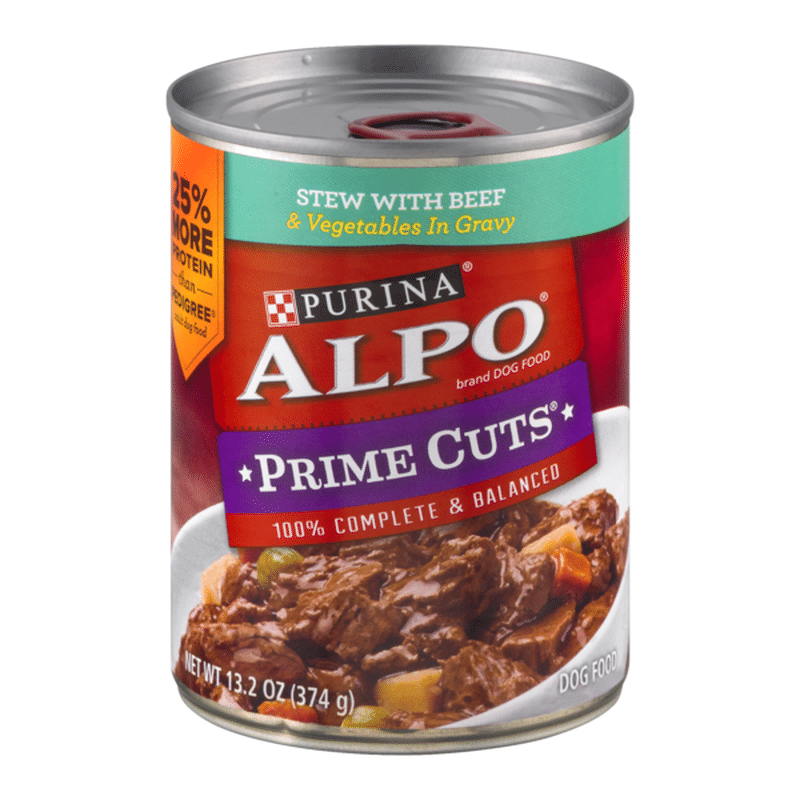 Purina ALPO Gravy Wet Dog Food, Prime Cuts Stew With Beef & Vegetables (13.2 oz) from Stop