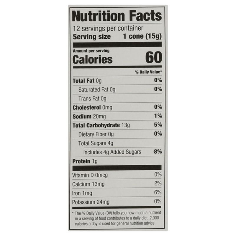 Publix Ice Cream Cones, Sugar (12 each) Instacart