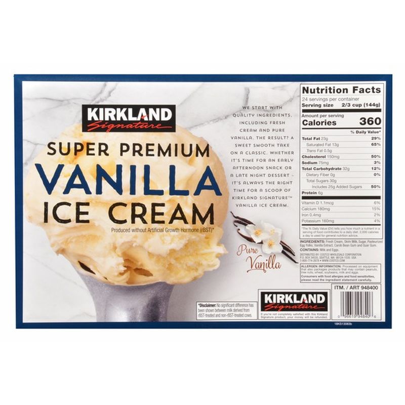Kirkland Signature Super Premium Vanilla Ice Cream 0 5 Free Nude Porn Photos