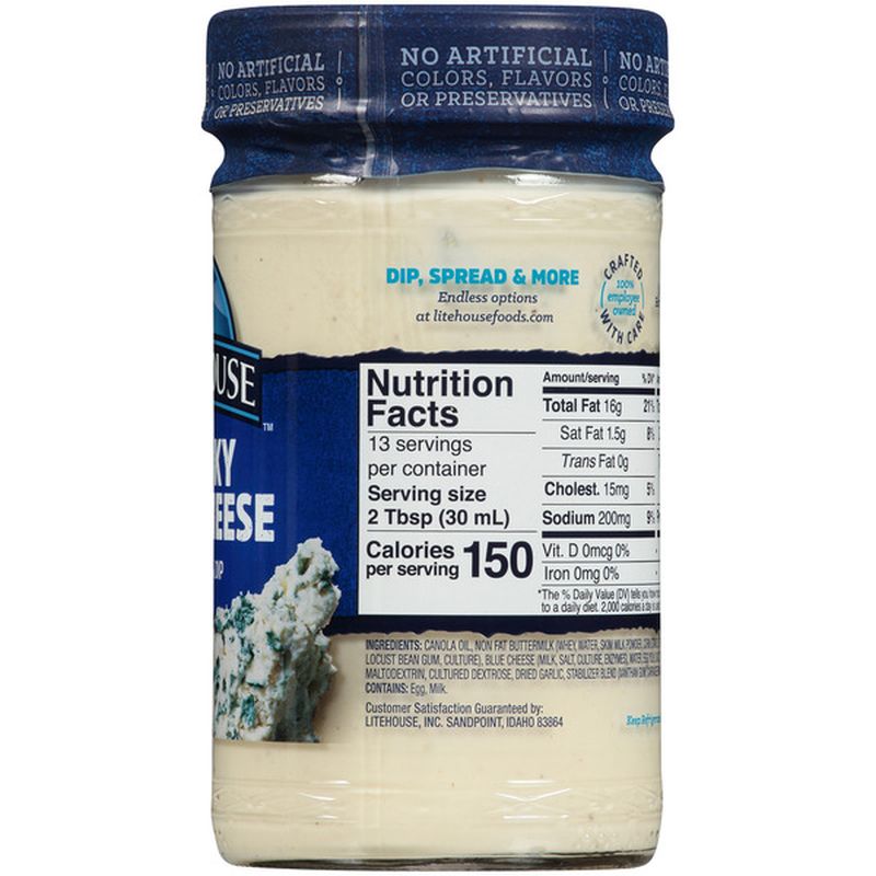 Litehouse Chunky Blue Cheese Dressing & Dip (13 fl oz) Delivery or