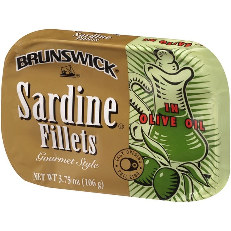 Brunswick Sardine Fillets in Olive Oil (3.75 oz) from Mollie Stone's