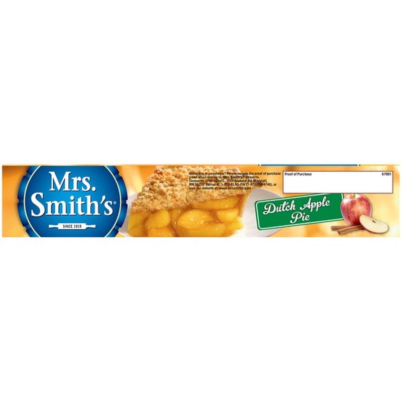 Mrs Smiths Original Flaky Crust Dutch Apple Pie 37 Oz From Tom Thumb Instacart 