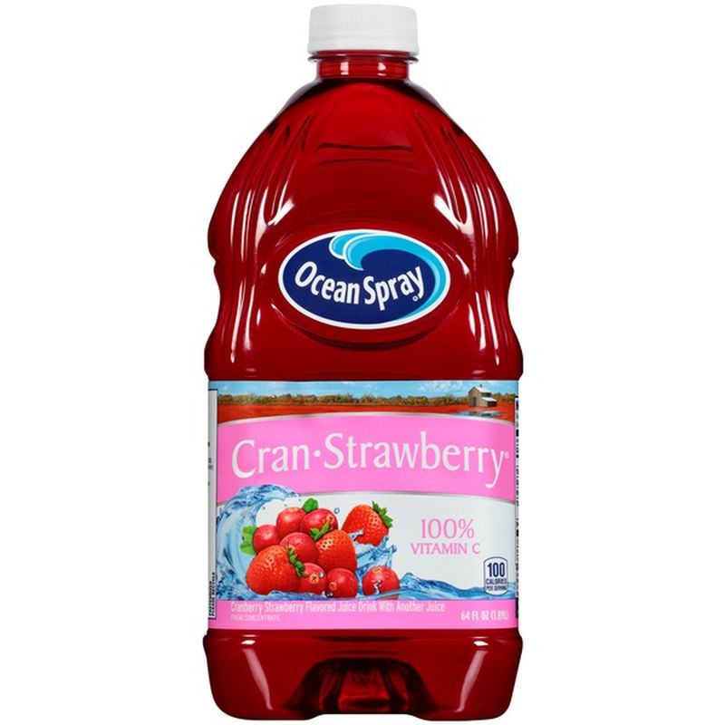 Ocean Spray Cran Strawberry Juice Drink (64 fl oz) Instacart