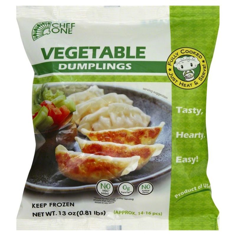 Chef One Dumplings, Vegetable (13 oz) Instacart