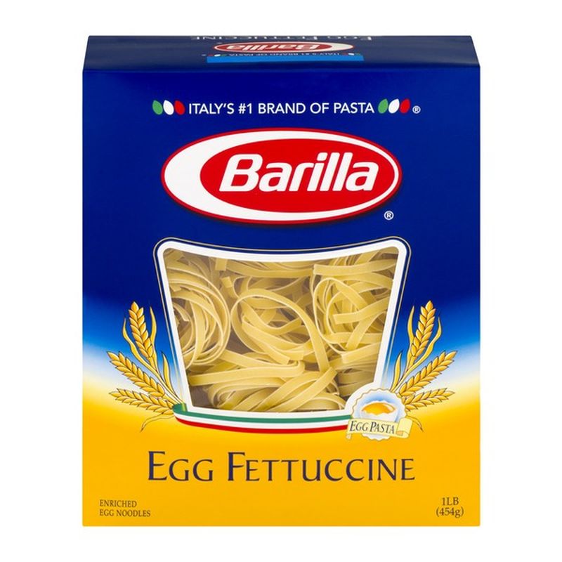 Barilla Pasta Egg Fettuccine (1 lb) - Instacart