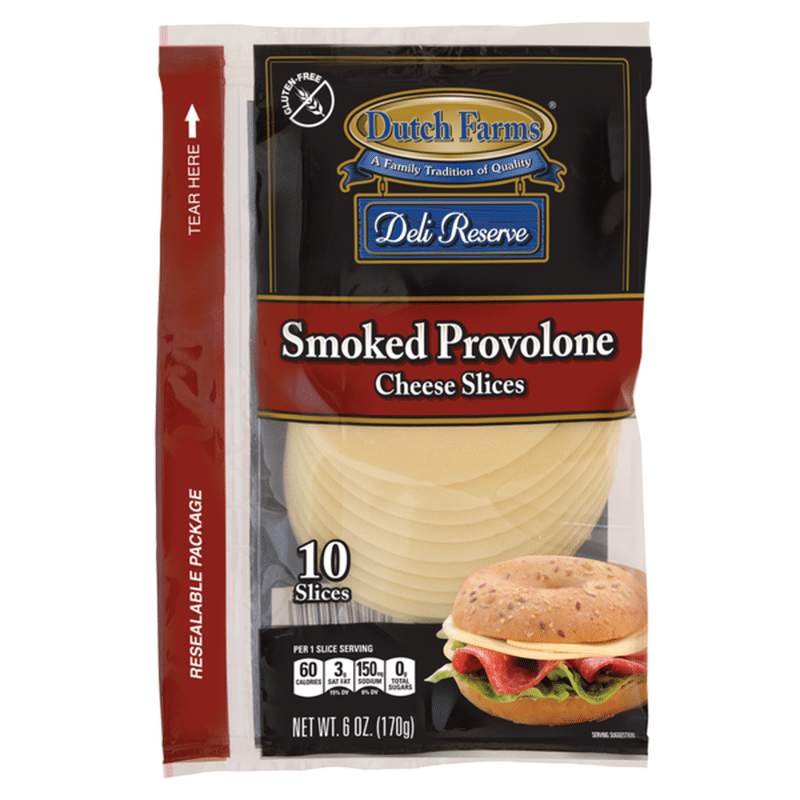 Dutch Farms Deli Reserve Smoked Provolone Cheese (6 oz) Instacart