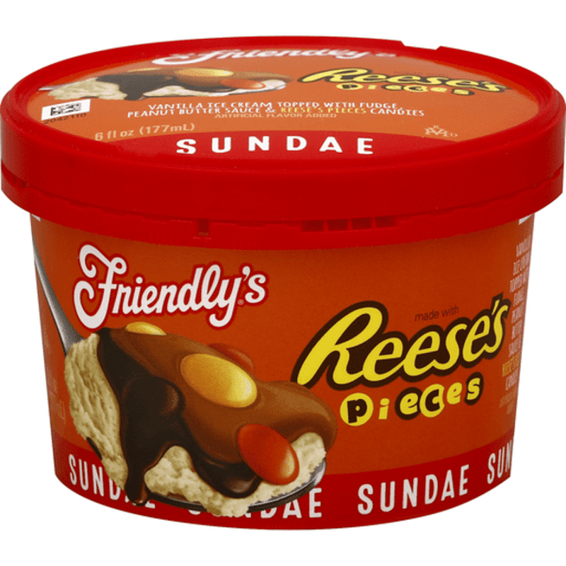 Friendly's Sundae, Peanut Butter Candy Pieces (6 oz) from Festival
