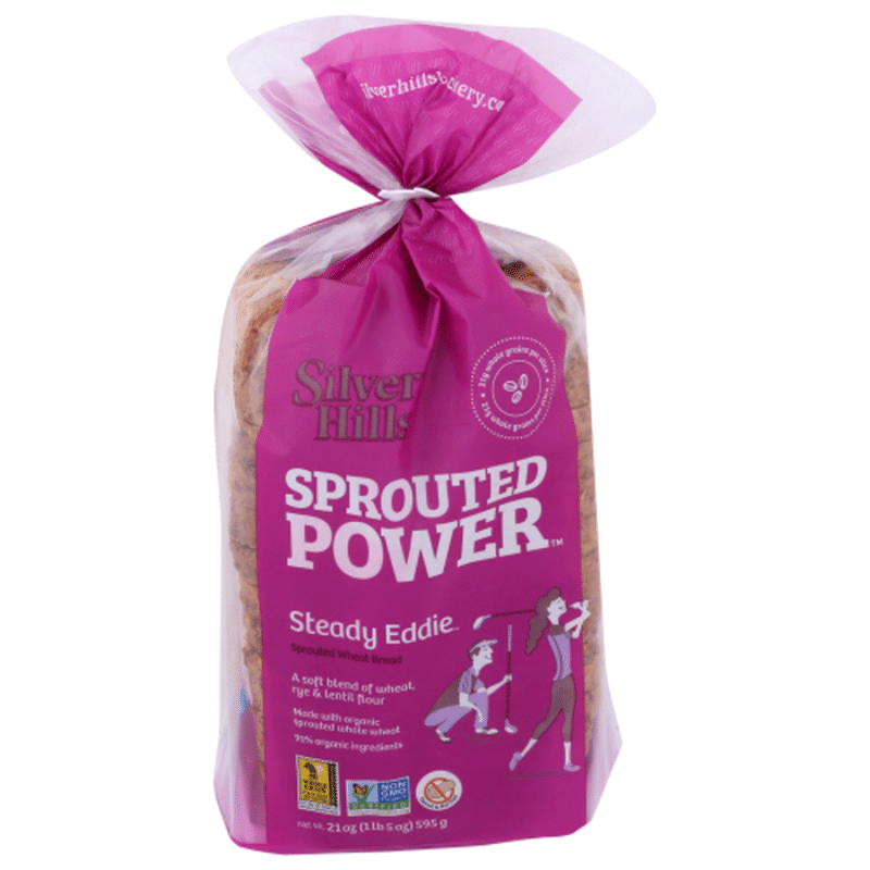 Silver Hills Sprouted Power Steady Eddie Sprouted Wheat Bread (21 oz