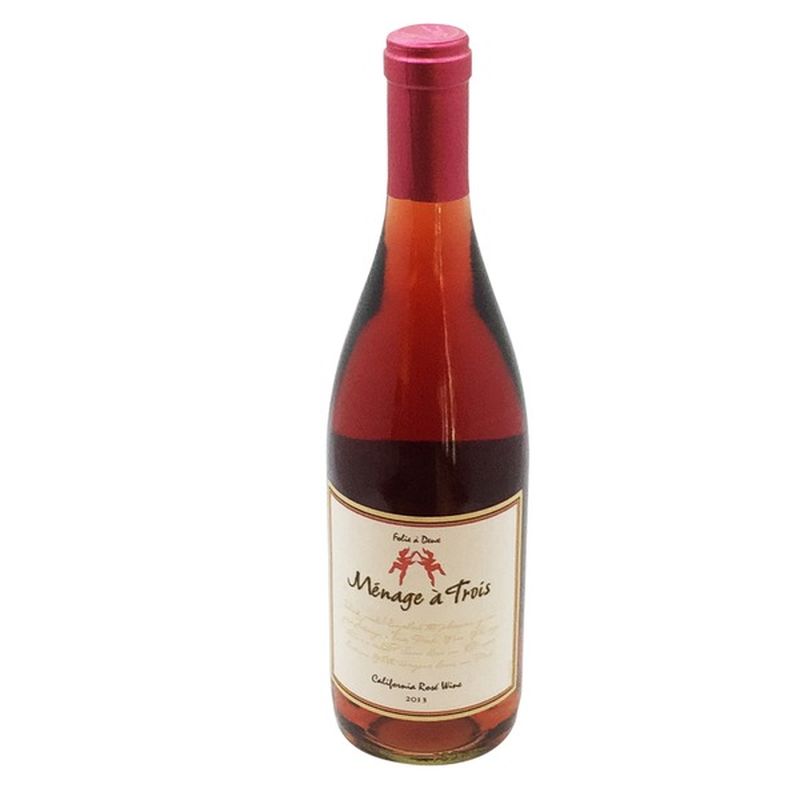 Menage a trois Rose Wine, California, 2017 (750 ml) from Smart & Final