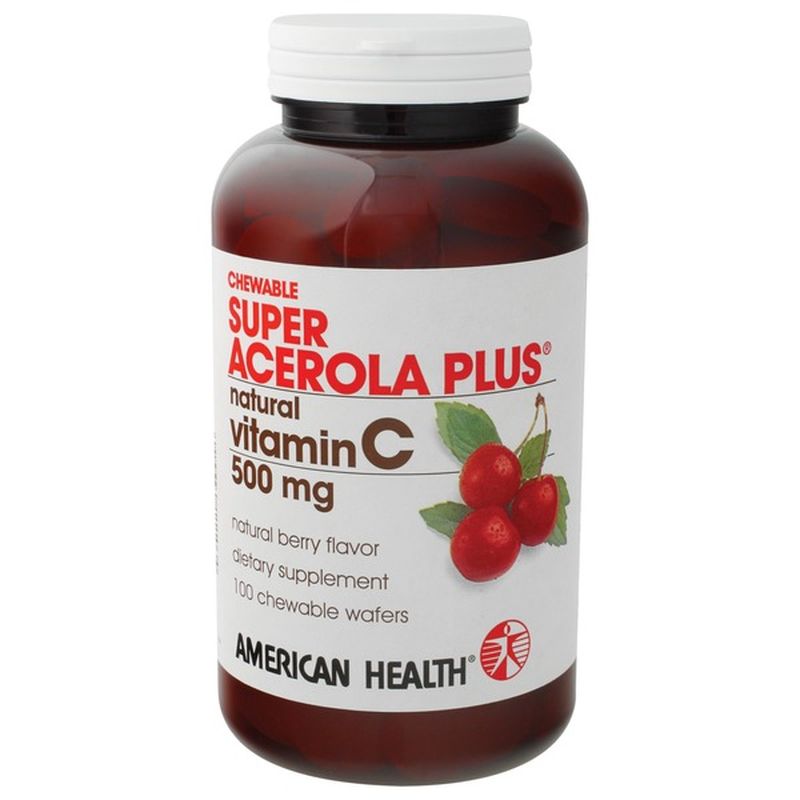American Health Super Chewable Acerola Plus Natural