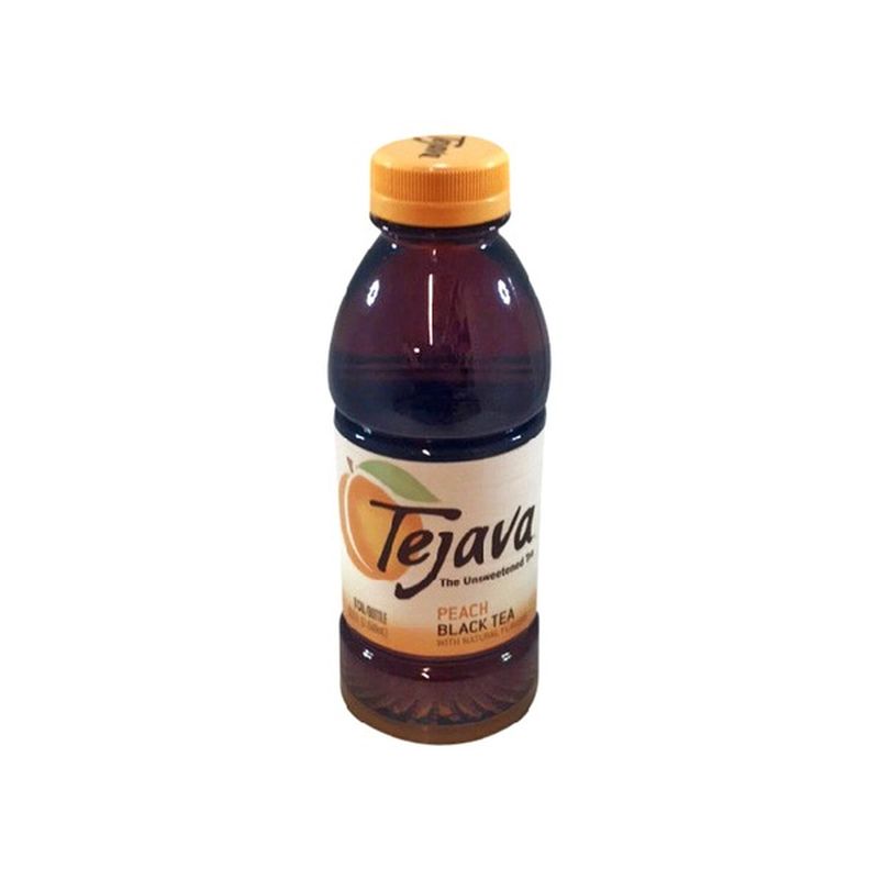 Tejava Black Tea, with Natural Flavors, Peach (16.9 oz) Instacart