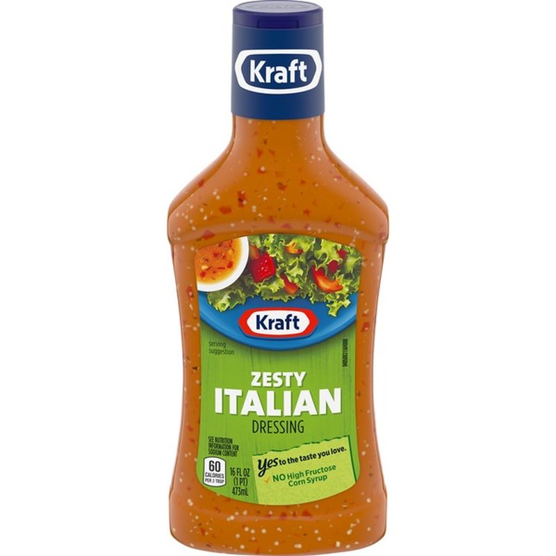 Kraft Zesty Italian Dressing (16 fl oz) from ShopRite Instacart