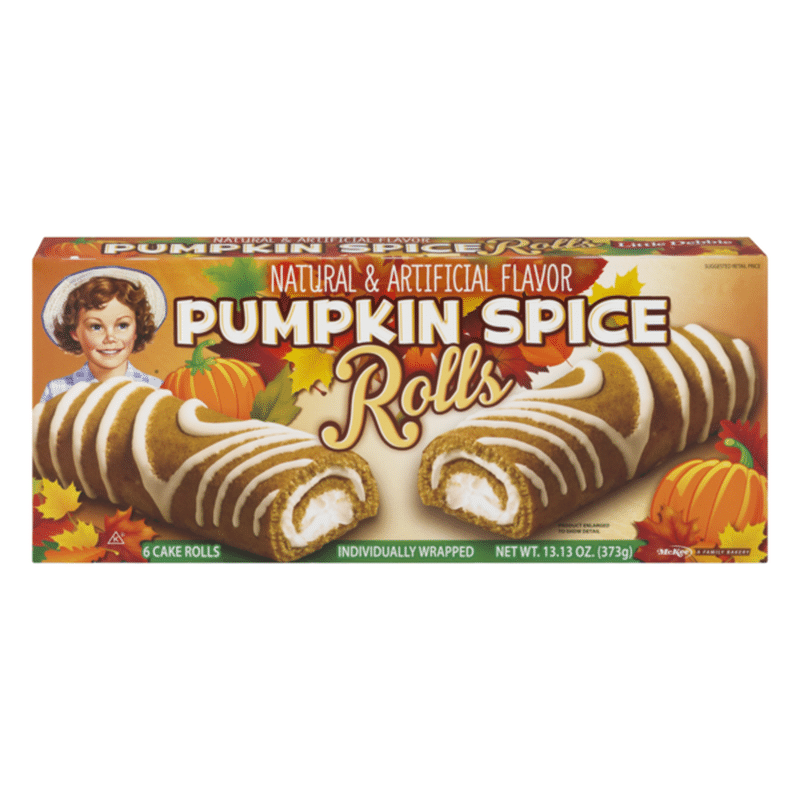 little debbie pumpkin spice rolls