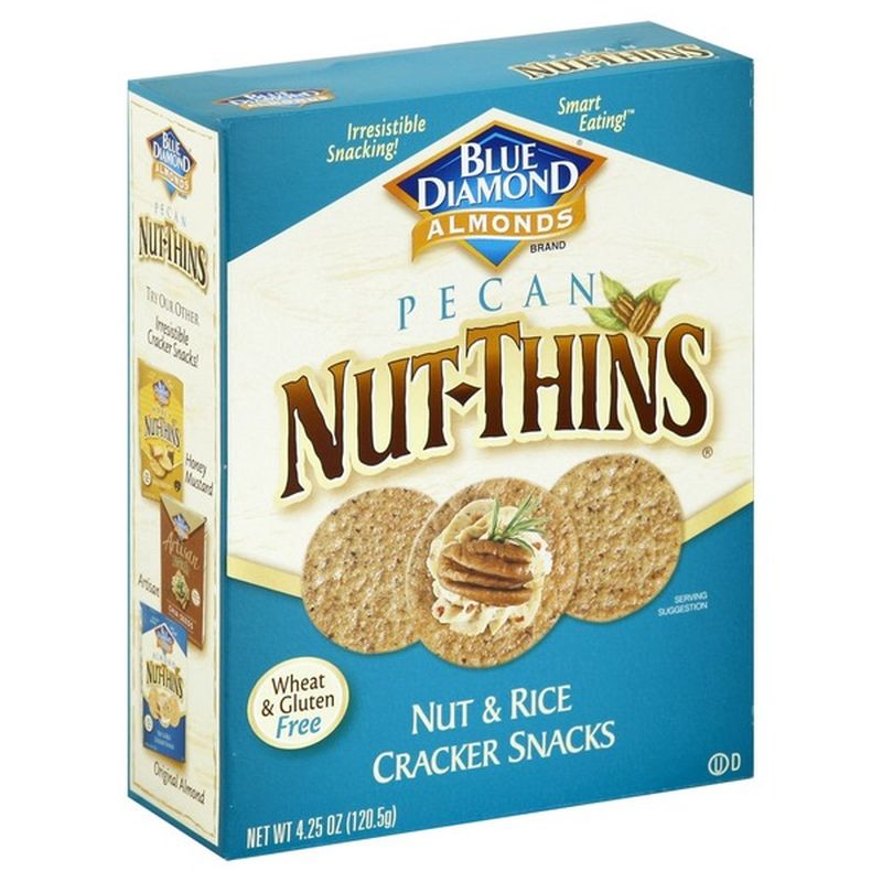 Blue Diamond Crackers, Pecan (4.25 oz) from Lakewinds Coop Instacart
