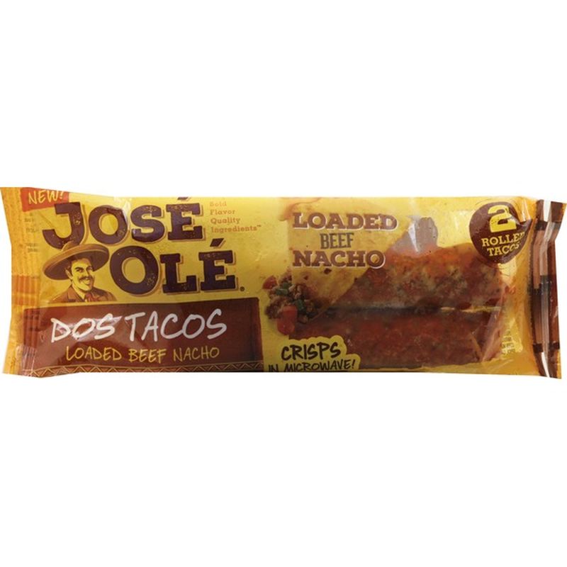 Jose Ole Rolled Tacos, Dos Tacos, Loaded Beef Nacho (2 each) Instacart