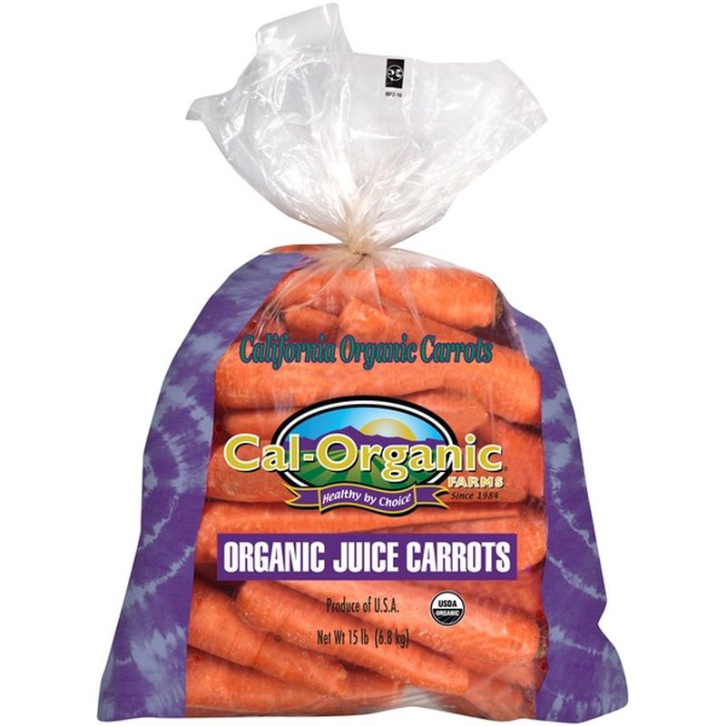 Cal Organic Farms Organic Juice Carrots (15 lb bag) Instacart