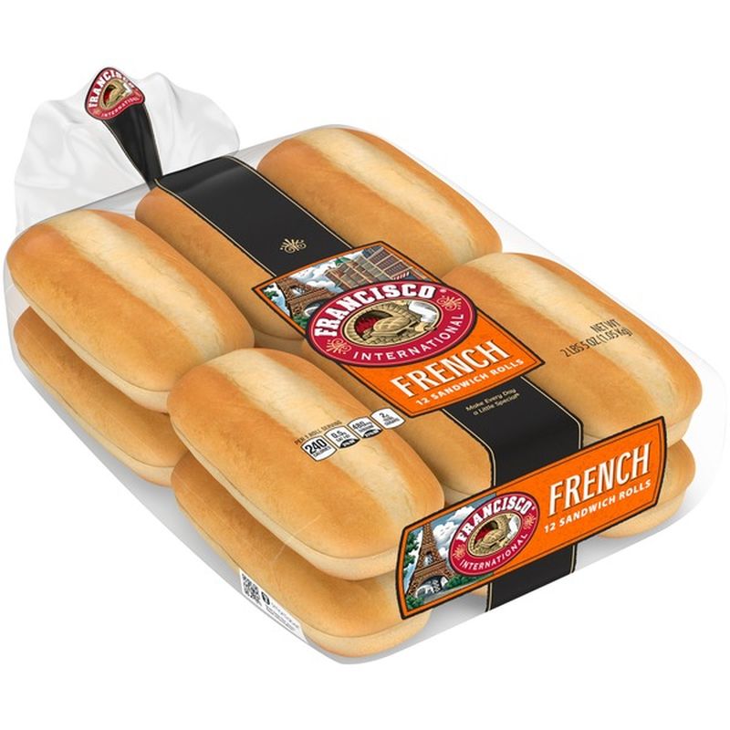 Francisco International French Sandwich Rolls (12 ct) Instacart