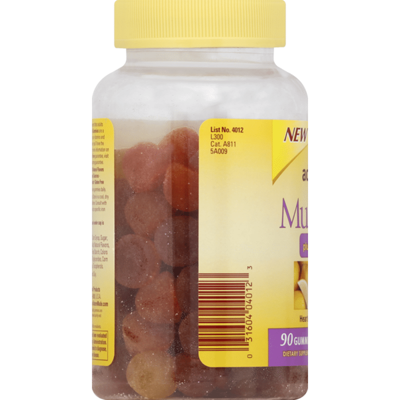 Nature Made Multi for Her, Plus Omega3s, Gummies, Lemon, Orange & Strawberry (90 ct) Instacart