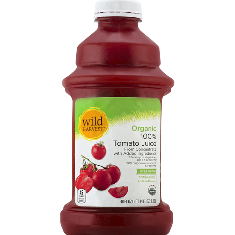 Wild Harvest 100 Juice, Tomato, Organic (46 oz) Instacart