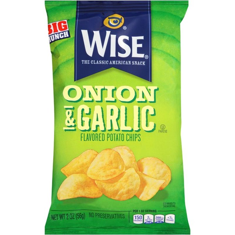 Wise Onion & Garlic Potato Chips (2 oz) from Publix Instacart