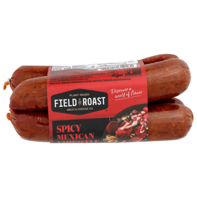 Field Roast Sausages, Spicy Mexican Chipotle, PlantBased (12.95 oz) Instacart