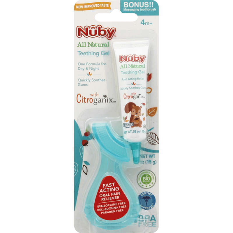 Nuby Teething Gel, 4M+ (1 Each) - Instacart