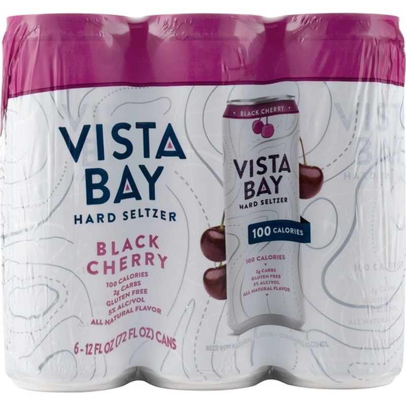 Vista Bay Black Cherry Hard Seltzer (12 fl oz) Instacart