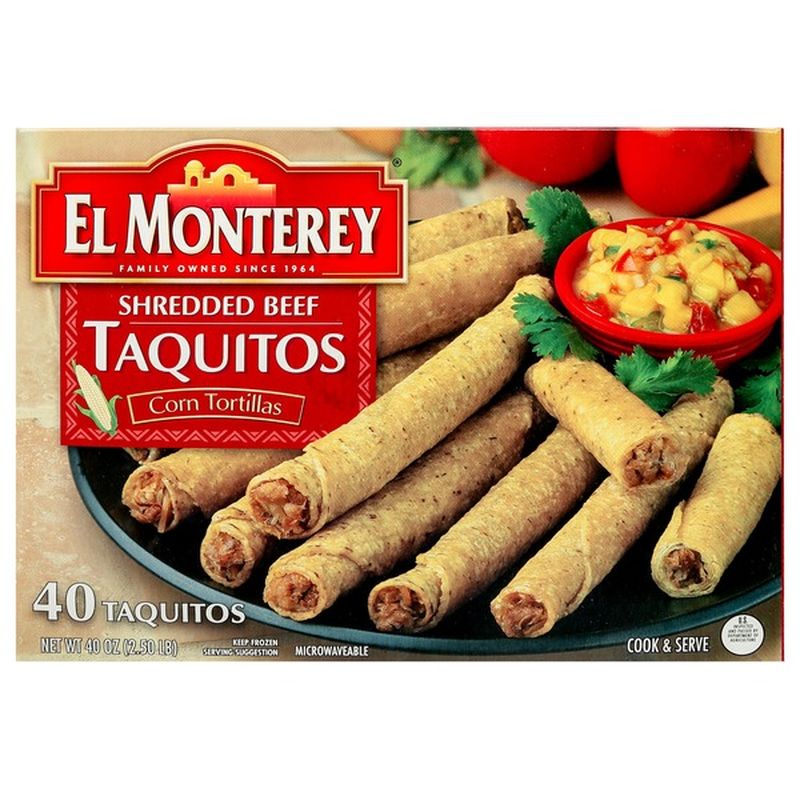 El Monterey Shredded Beef Taquitos
