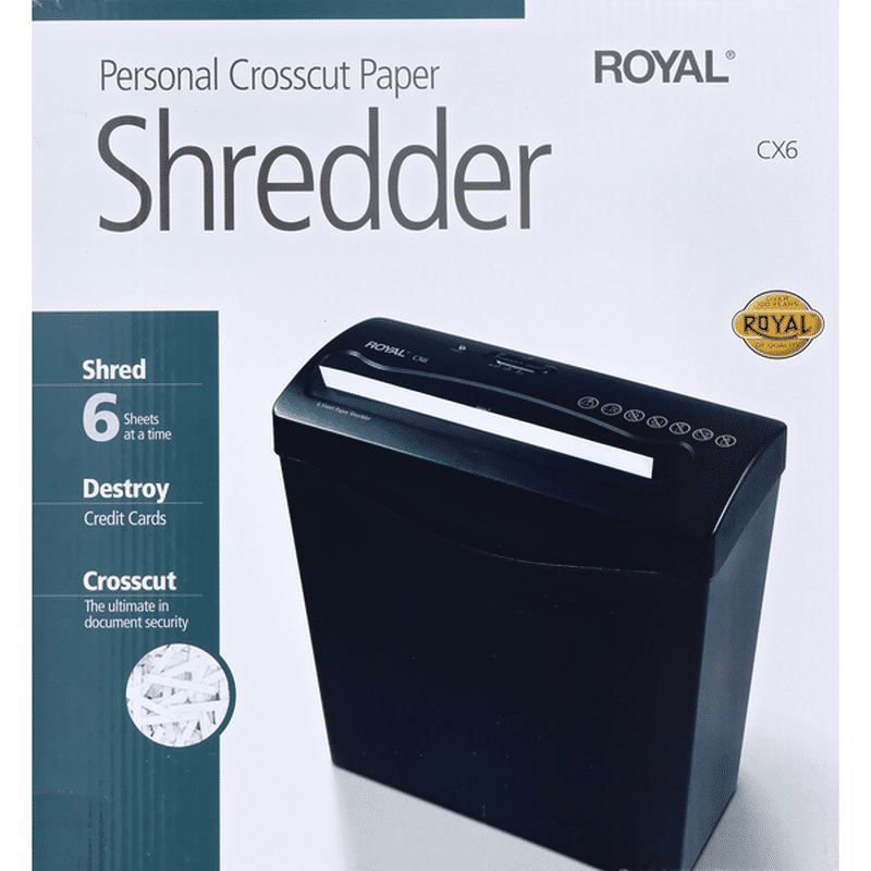 Royal Shredder, Personal Crosscut Paper (1 each) Instacart