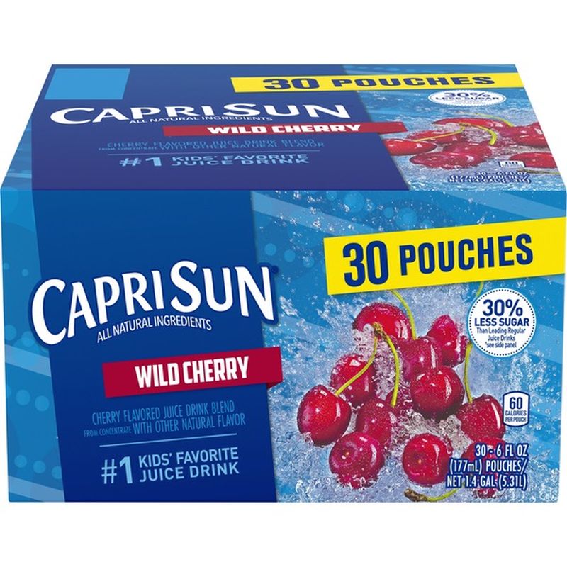 Capri Sun Wild Cherry Juice Drink Blend 6 Fl Oz Instacart 6390