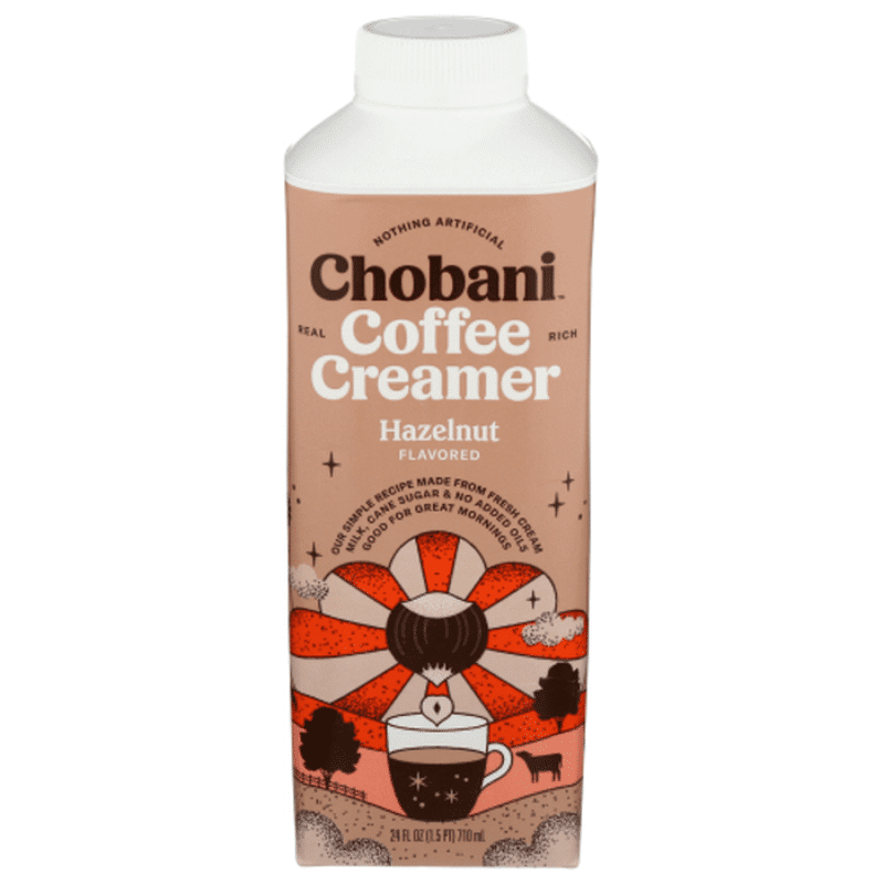 Chobani Coffee Creamer, Hazelnut (24 oz) Instacart